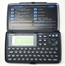 Casio SF-4400 Digital Diary 32KB Black Handheld Organizer w/ World Time