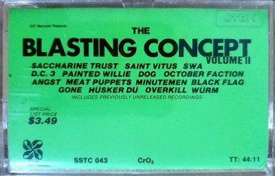 The Blasting Concept Vol II   1986 US SST Records SSTC043 BLACK FLAG MINUTEMEN