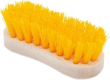 Stiff Bristle Brush - Scrub for Deep Cleaning, Hand 4.72, Yellow 