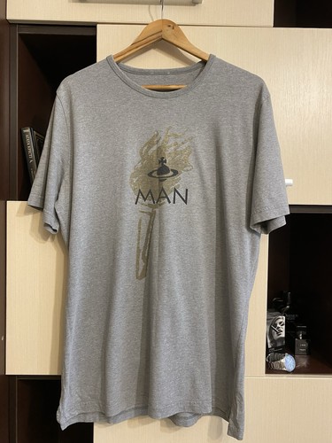 Vivienne Westwood, Vintage Vivienne Westwood Big Logo Tee Grey T-shirt Size XL