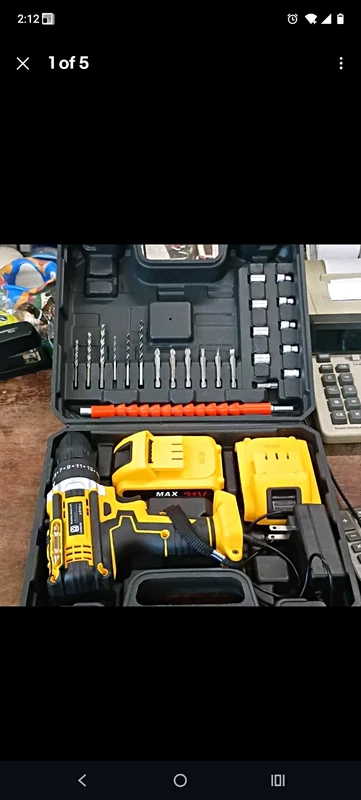 21V Brushless Cordless Drill Set Kit