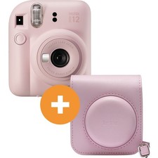 FUJIFILM INSTAX mini 12 Travel Set Sofortbildkamera Blossom Pink (Neu)