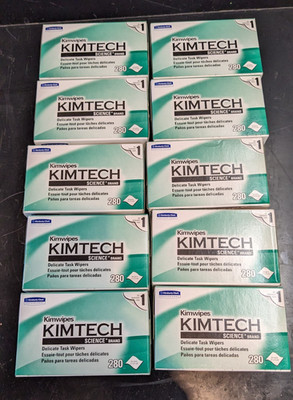 Kimwipes Delicate Task Wipes 34155, 5 Boxes of 286, 1430 Wipes Kimtech Science