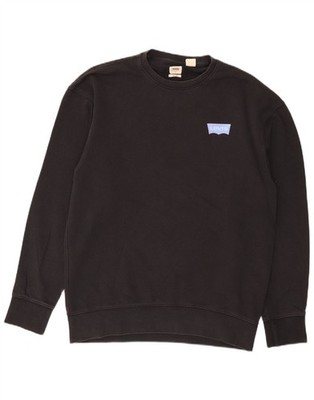 Levi's Herren Relaxed Graphic Sweatshirt Pullover Small Schwarz BC16