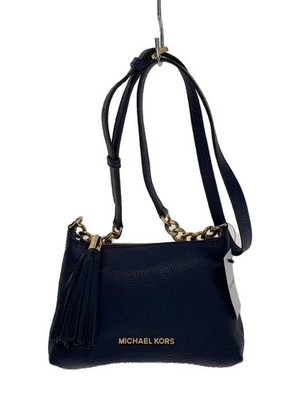 MICHAEL KORS Shoulder Bag Leather NVY AQ-1609