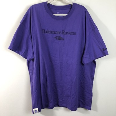 NWT Nike Baltimore Ravens Embroidered Glory Max90 T-Shirt Men s Sz 3XL Purple