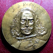 Diego Velasquez Spanish painter rare medal by Jacques Birr