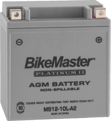 BikeMaster AGM Battery - MS12-10L-A2