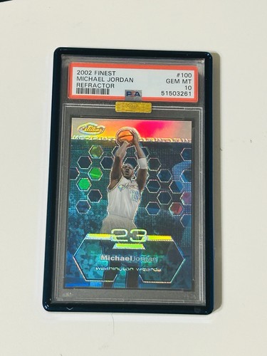 Michael Jordan [Refractor] #100 2002 Finest card