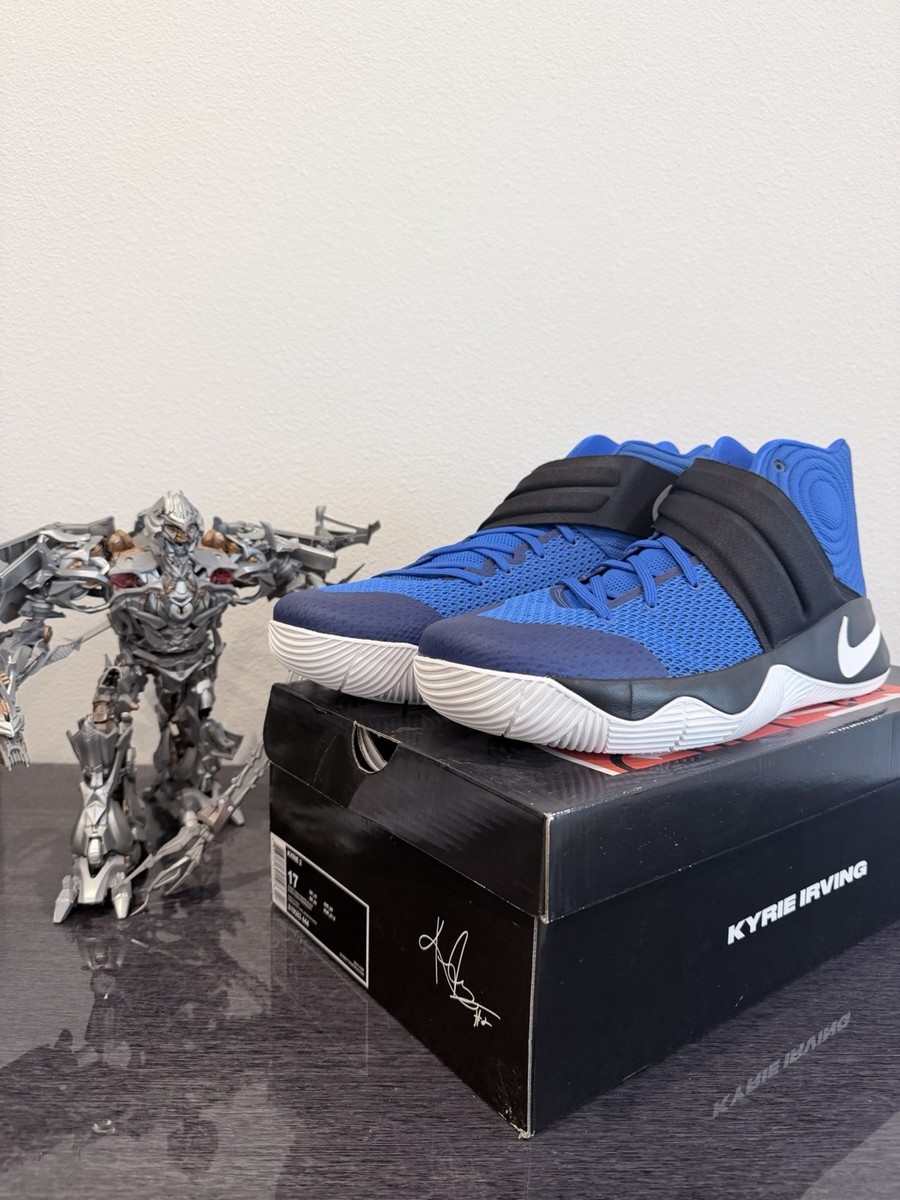 Nike Kyrie 2 Black/Blue 819583-444 Men's Size 17 Brand New Duke | eBay