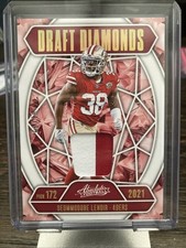 2025 Panini Absolute Draft Diamonds Jersey Deommodore Lenoir TWO COLOR PATCH /99