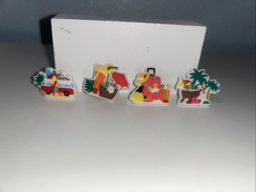 Tropical Hawaiian Vacation Croc Charms Set of 2 - Picture 6 of 9