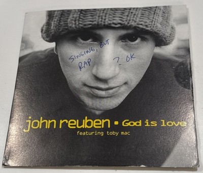 UNRELEASED RADIO Versions John Reuben  God Is Love  2000 CD Single w/ Toby Mac!