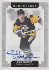 2018-19 Upper Deck Chronology Franchise History Paul Gardner #FH-PI-PG Auto 1pg
