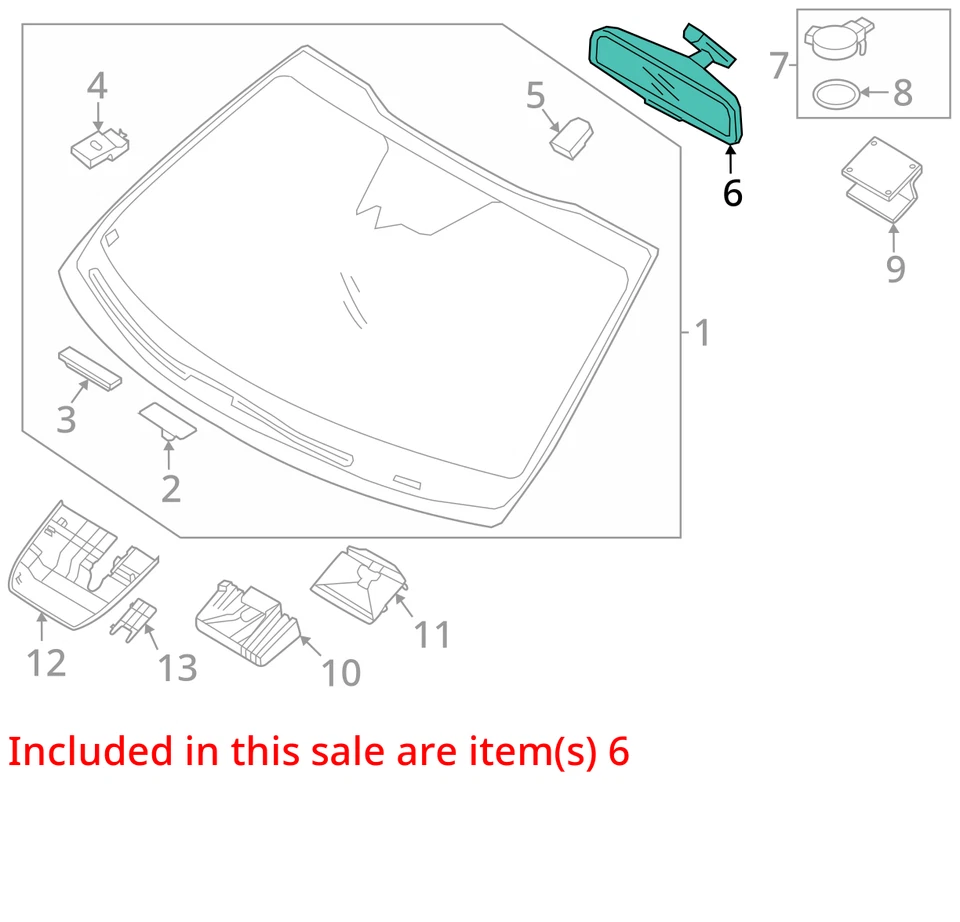 Espejo retrovisor con atenuación automática compatible con 20-23 SONATA 3110317 Foto 3 de 4