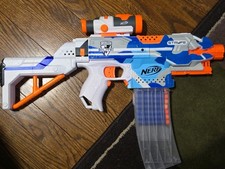 Nerf N-Strike Elite Stryfe Battle Camo Motorized Semi-Auto 8 In 1 Dart Blaster