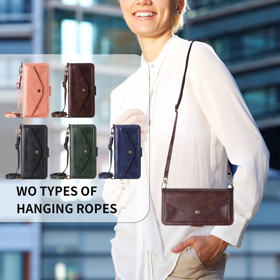 For Motorola Edge 60 Pro, Luxury Multifunctional Leather Wallet Stand Case Cover - Image 2 of 4