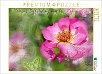 Calvendo Puzzle Birthday Greeting For Rose | 1000 Pieces, Finished Size 25.2 × 1