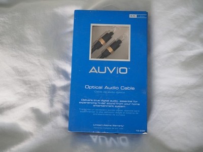 AUVIO Optical Audio Cable 6 Feet  Audio Connection Cord NIB Never Used