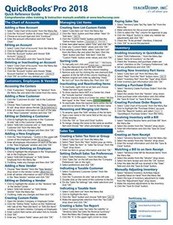QuickBooks Pro 2018 Quick - Pamphlet, by TeachUcomp Inc TeachUcomp - Very Good
