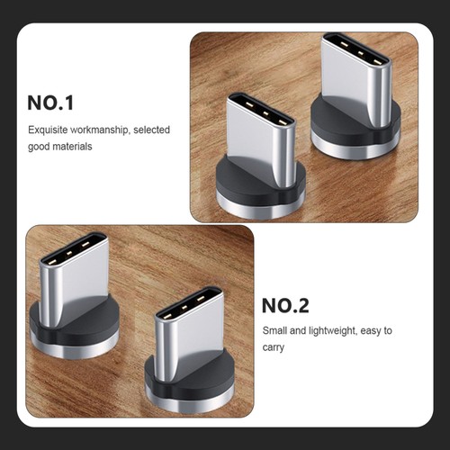 9 Pcs Magnetic Charging Cable Adapter Plug Converter Usb Type- - 第 7/12 張圖片