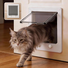 Cat Door Interior Door, Indoor Cat Doors, X-Large Pet Doors for Cats up to 25 Lb