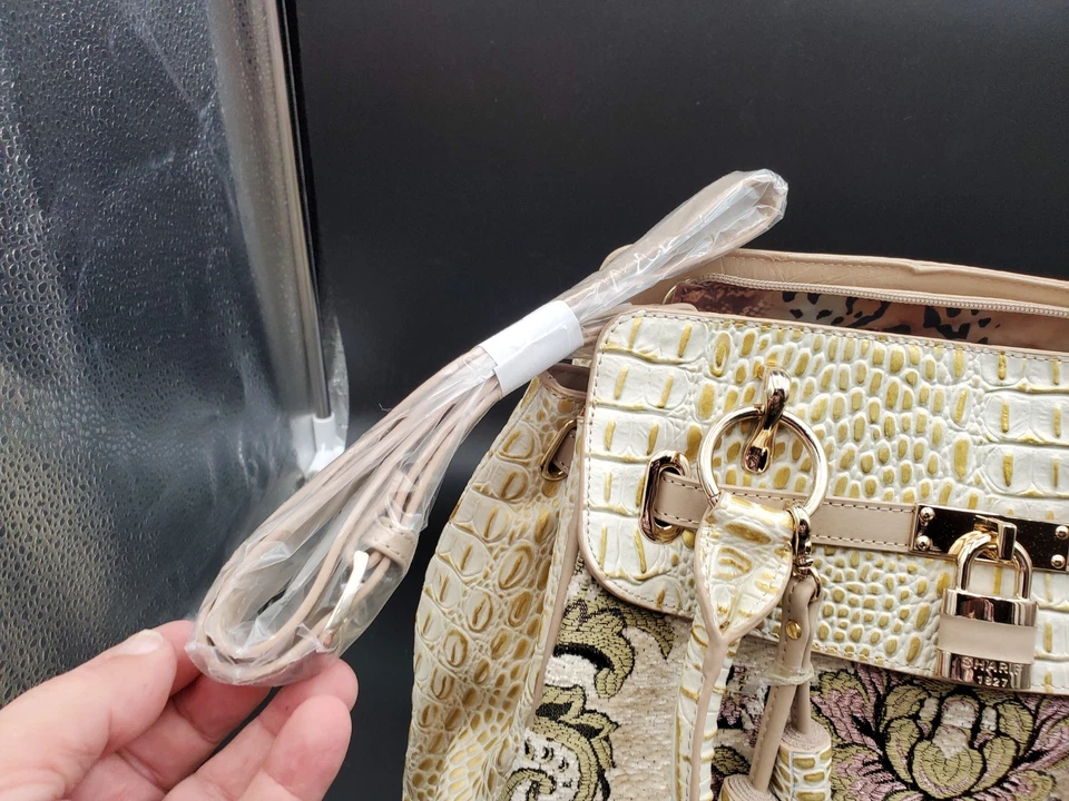 Cartera Sharif 1827 de cuero en relieve con bolsillo multicolor Foto 4 de 4