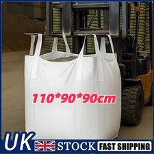 110cm New FIBC Bulk Bags 1.5 Tonne Ton Builders Garden Waste Jumbo Storage Sack