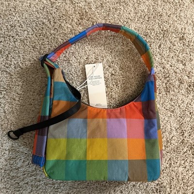 BAGGU Madras Mini Nylon Shoulder Bag - UO Exclusive (NWT)