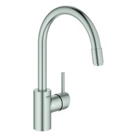 Grohe Concetto Einhand-SpüLtischarmatur, Ausladung 215Mm, Hoch, Herausziehbar,