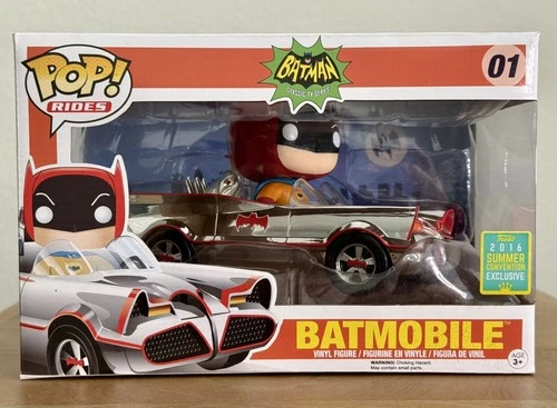 Funko Pop! Vinyl: DC Universe - Batmobile (Chrome) - SDCC