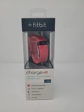 Fitbit Charge HR FB405PKL Wireless Activity Tracker Pink Large BRAND NEW