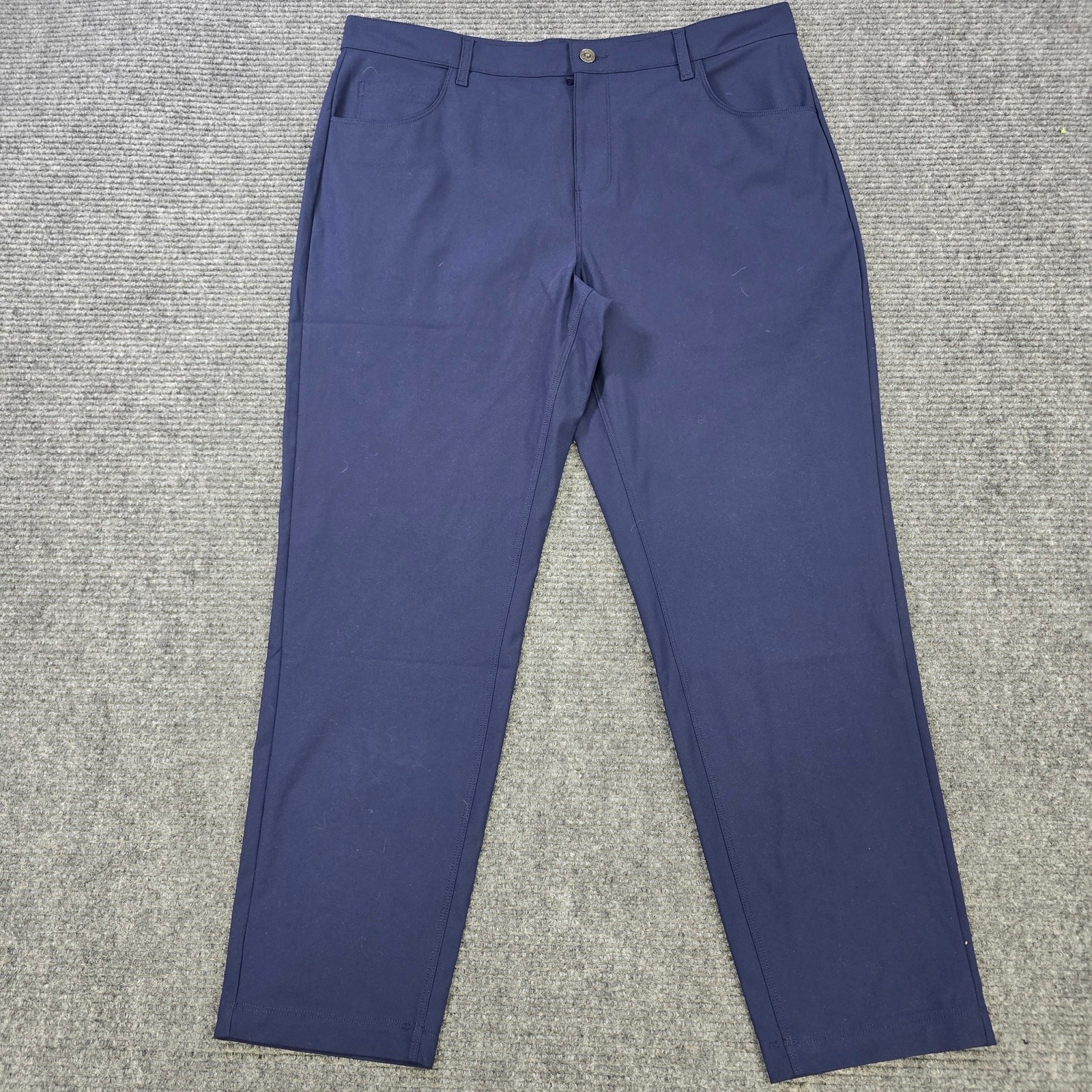 Fabletics Pants Men's 38x32 Navy Don 5 Pocket Classic Fit Stretch NWT