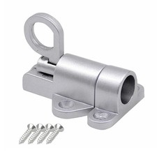 Self Closing Latch Bolt Automatic Spring Loaded Door Gate Security Lock w/ Screw
