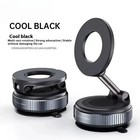 Magnetic Car Phone Holder Vacuum Mount 360° Adjustable Foldable