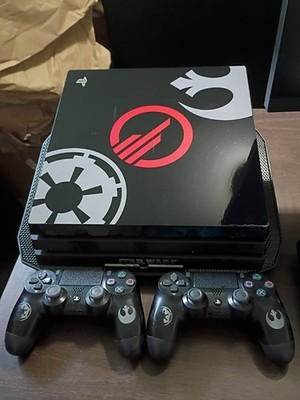 Sony PlayStation 4 Pro PS4 1TB Star Wars Edition Console + (2) Controllers
