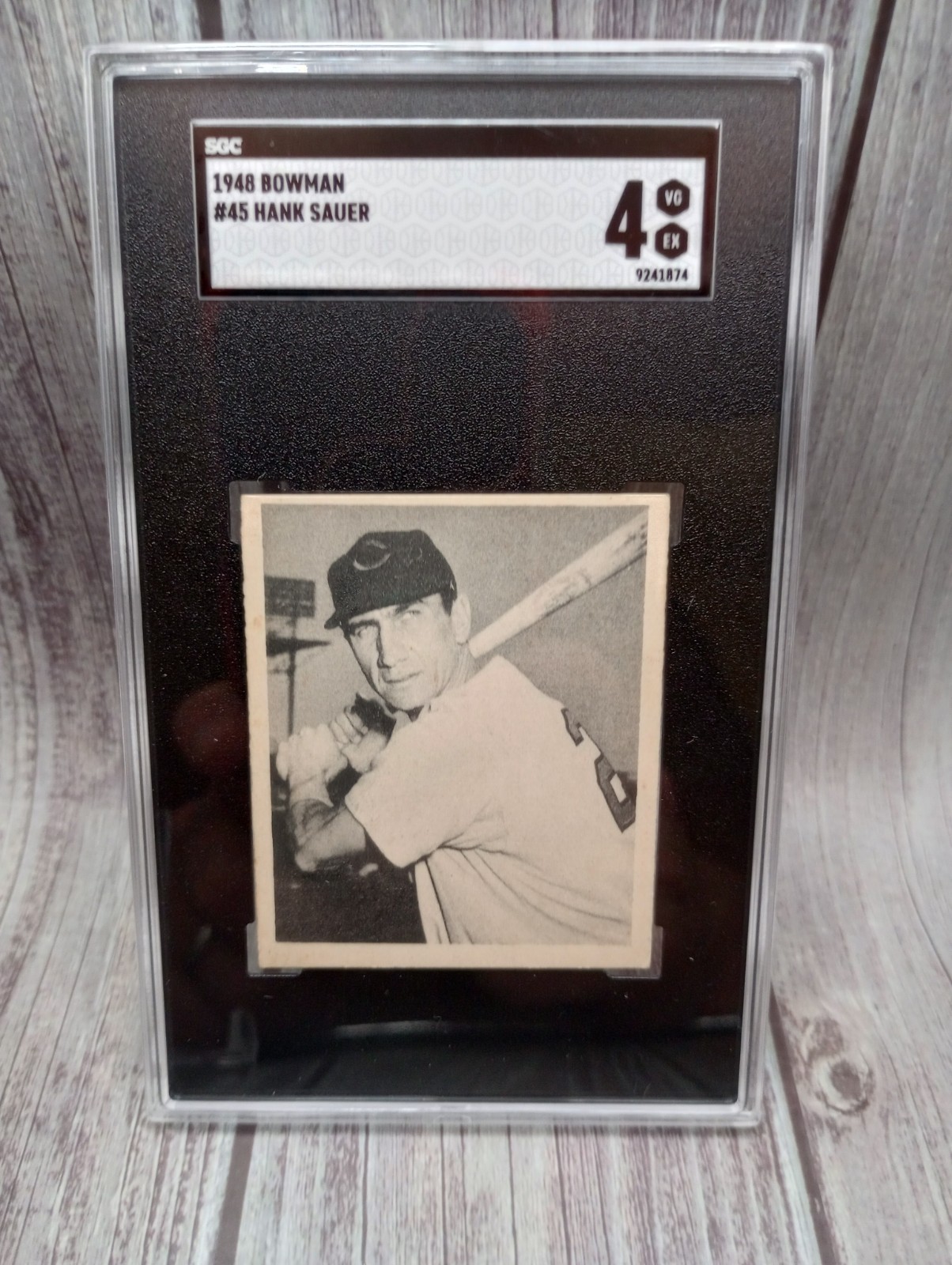 1948 Bowman - Hank Sauer #45 (RC) vg-ex SGC 4...