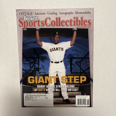 June 2004 - Beckett Sports Collectibles Issue #158 - Giant Step - Barry Bonds
