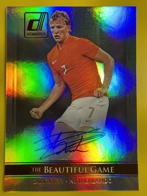 2015 PANINI DONRUSS DIRK KUYT #BG-DK THE BEAUTIFUL GAME STICKER AUTO NETHERLANDS
