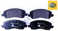 Hella 8DB355013-491 Bremsbelagsatz FüR Scheibenbremse Bremsbelagsatz