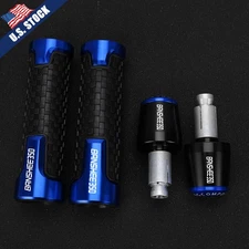 Motorcycle Handle Bar Grips & Hand end Cap For YAMAHA Blaster Banshee 350 FJ09