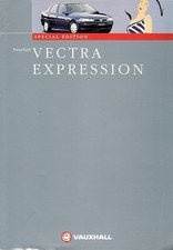 Vauxhall Vectra Expression Limited Edition 1998 UK Market Sales Brochure 1.6 1.8