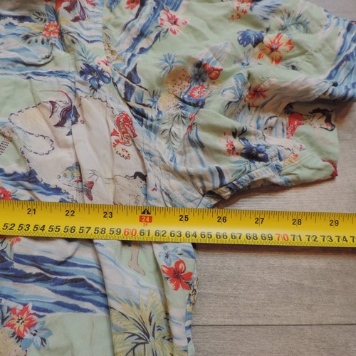 Polo Ralph Lauren Aloha Print Vacation Camp Shirt Mens XXL Loop Collar Luau Palm - Picture 7 of 8