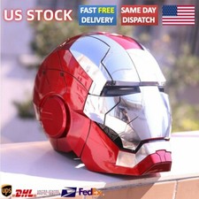 1:1 AUTOKING Iron Man MK5 Helmet Wearable Mask Voice Control Cosplay Props Gift