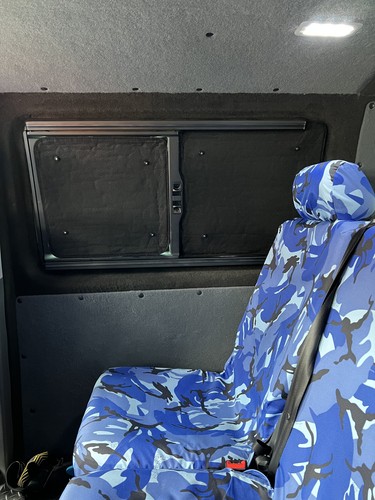 VW T6 Kombi Transporter Campervan Thermal Screen Blind window Silver  STEALTH - Picture 1 of 4