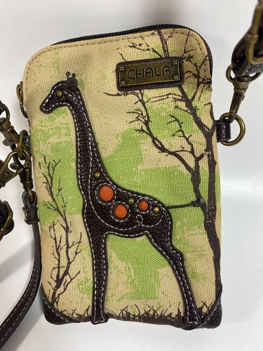 Bolso bandolera convertible de lona jirafa Chala Safari - Imagen 2 de 11