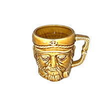 Vintage Handmade Yellow Ceramic Coffe Cup/Mug Made In Japan