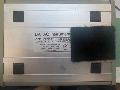 DataQ DI-718B-ES Ethernet Data Logger 8-Ch w/ 4x Dataforth 8B Modules ...