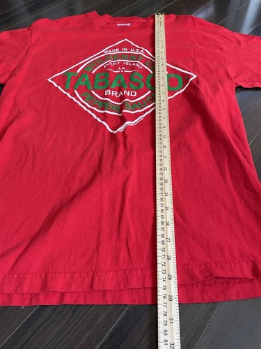 Vintage Tobasco Brand Sportswear Shirt Mens Large Red Graphic Tee Made In USA - Picture 6 of 7