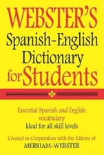 Webster's Spanish-English Dictionary for Students (Spanish Edition) - VERY GOOD